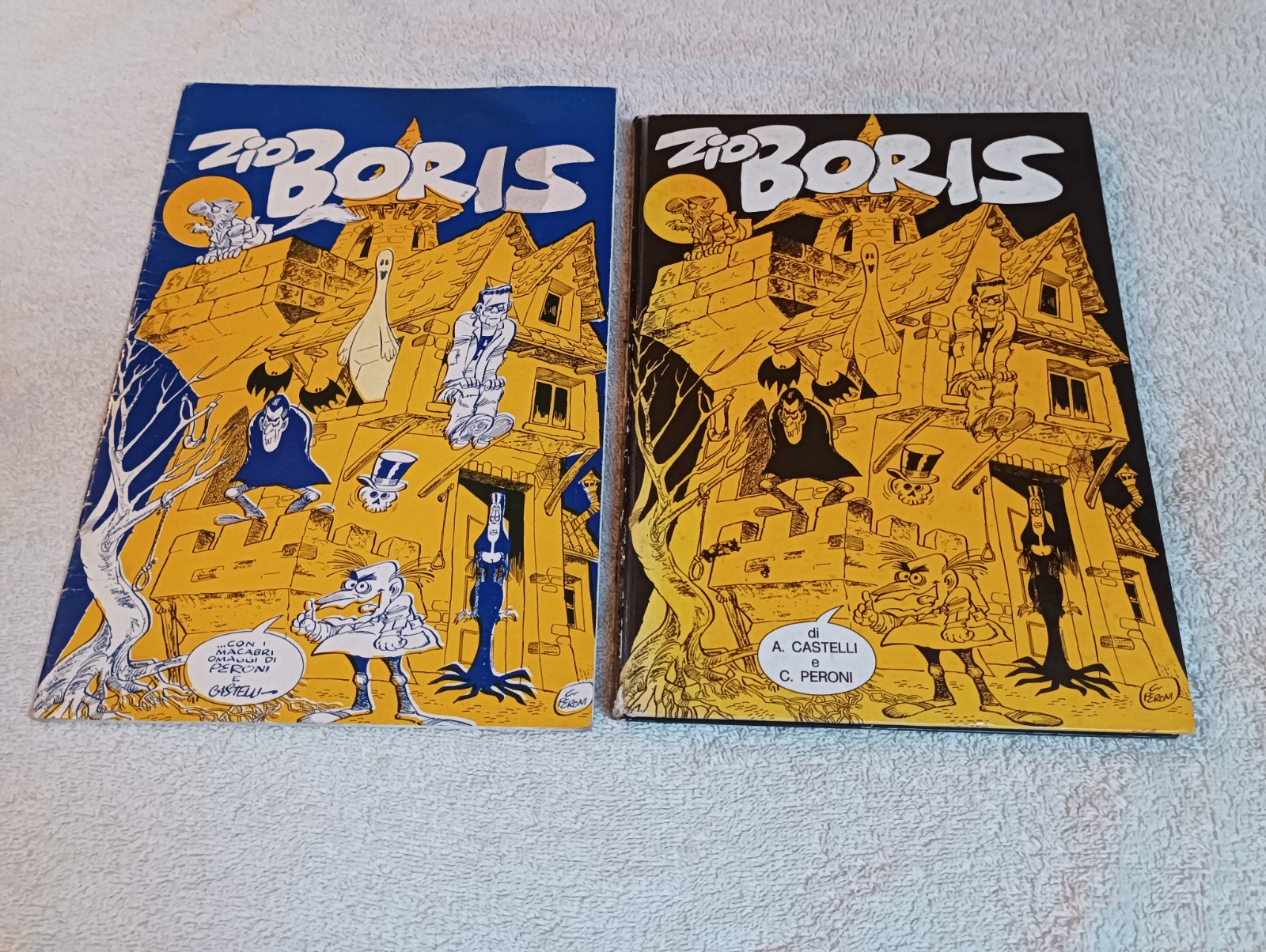 ZIO BORIS albo anteprima + cartonato ED. NEW TIME 1971  A.Castelli e C.Peroni