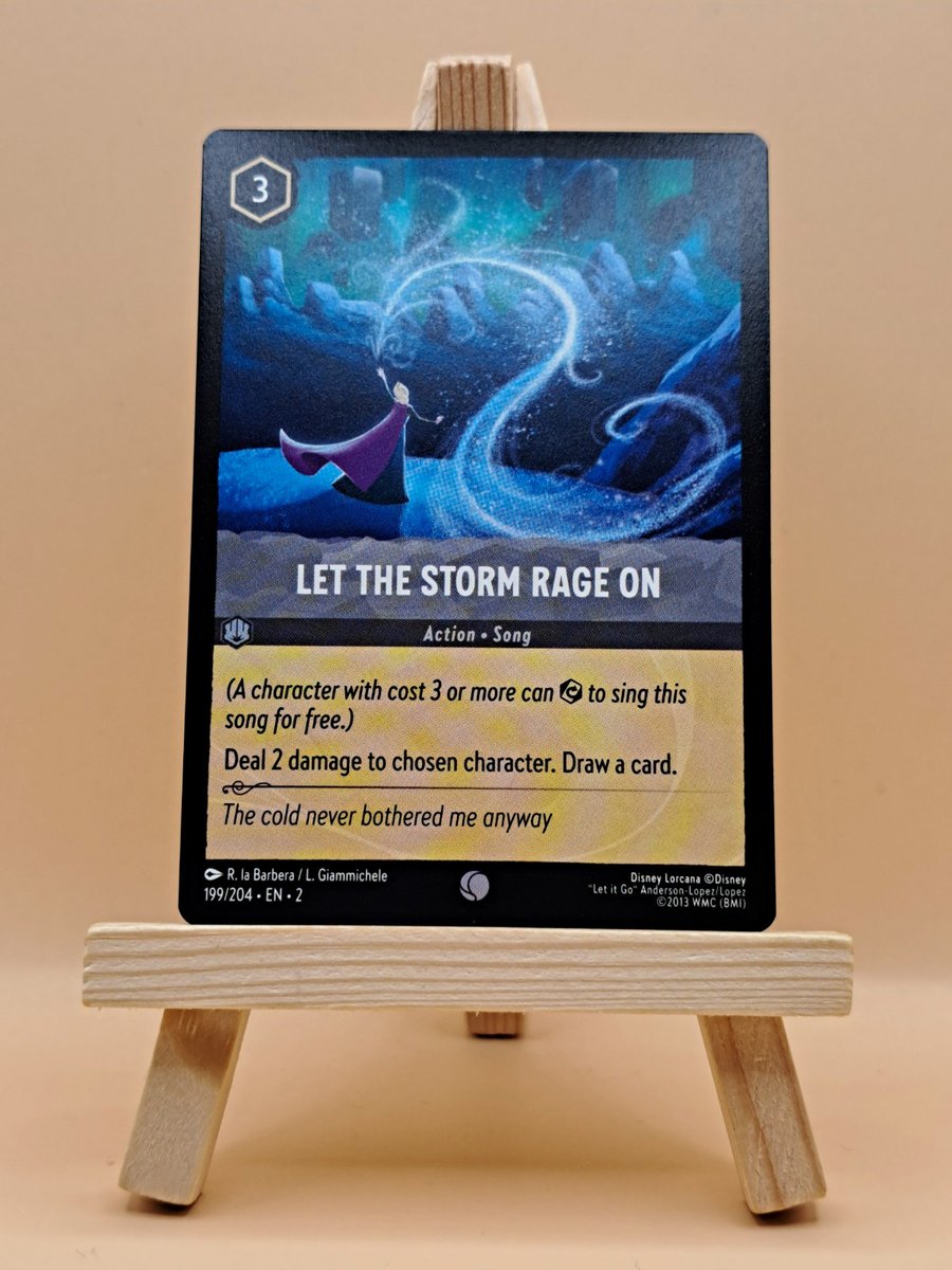 Let the Storm Rage On 199/204 Common Rise of the Floodborn Disney Lorcana NM