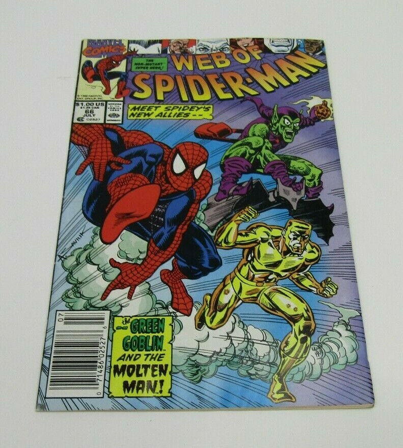 Web Of Spider-Man Vol. #1 Numero #66 Luglio 1990 Marvel Fumetto