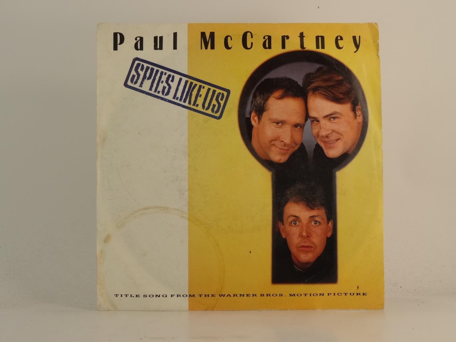 PAUL MCCARTNEY SPIES LIKE US (1) (78) 2 Track 7" Single plus Picture Sleeve PARL