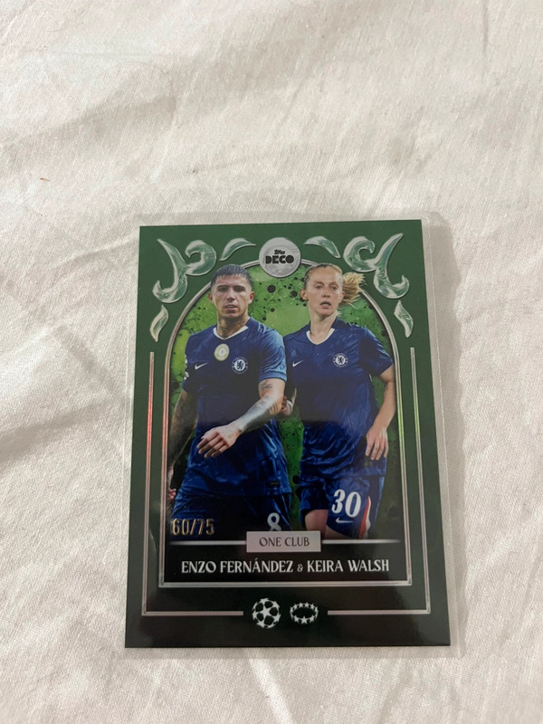 Carte foot topps deco fernandez Walsh 60/75