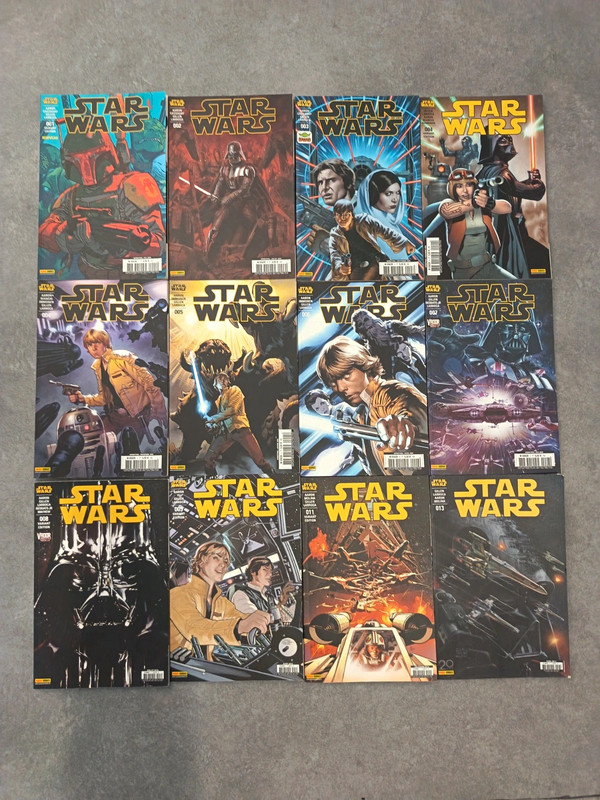 Lot 12 comics Star Wars Panini vintage – collection + couvertures variantes