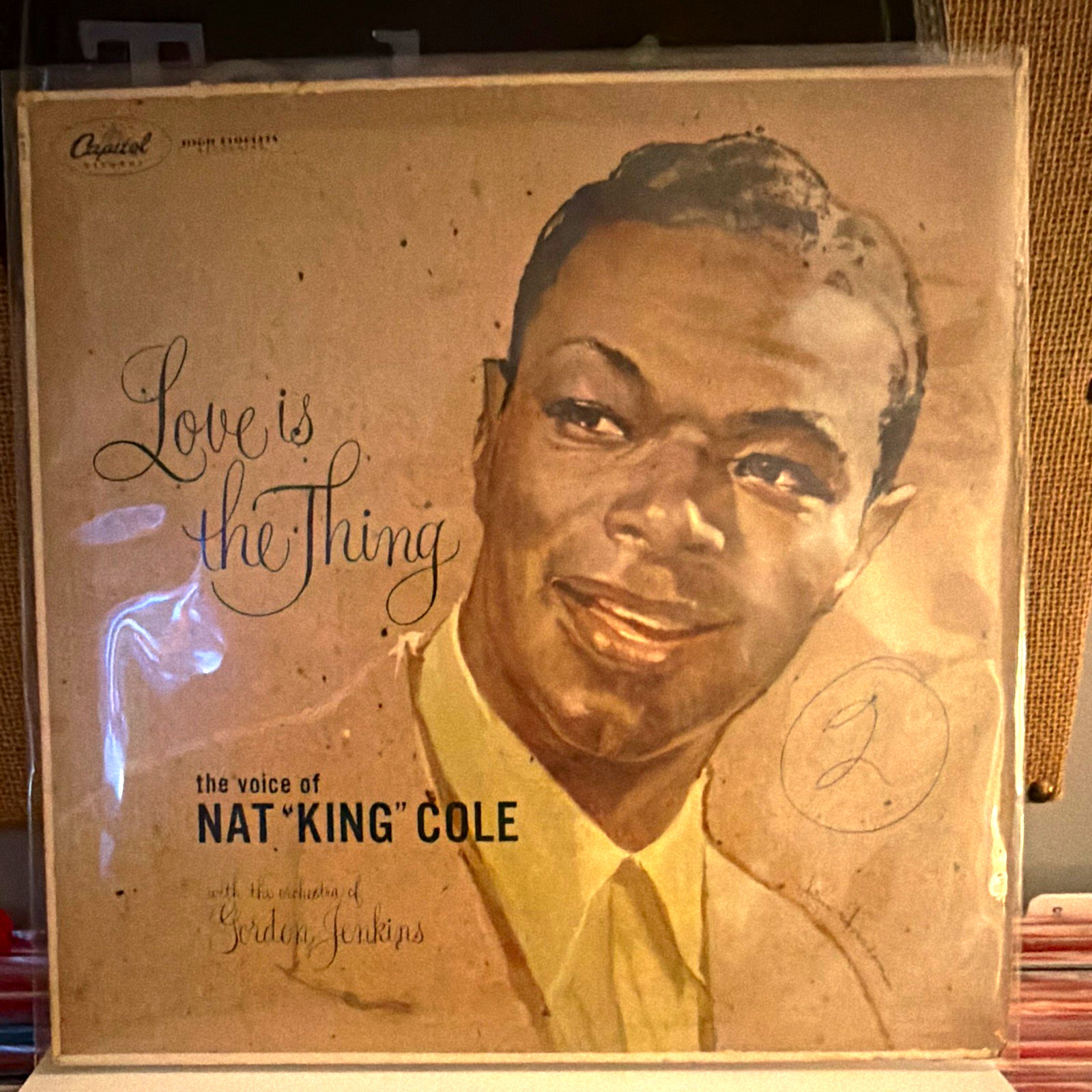 Capitol Nat "King" Cole Love Is the Thing 12" Vinyl LP 33 RPM Vocal Jazz W-824