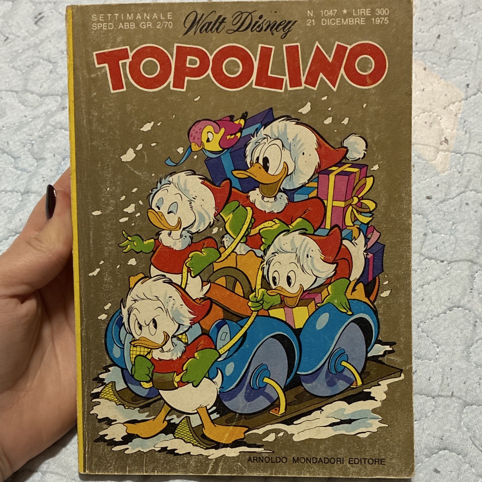 Walt Disney Topolino n. 1047 21 dicembre 1975 Arnoldo Mondadori