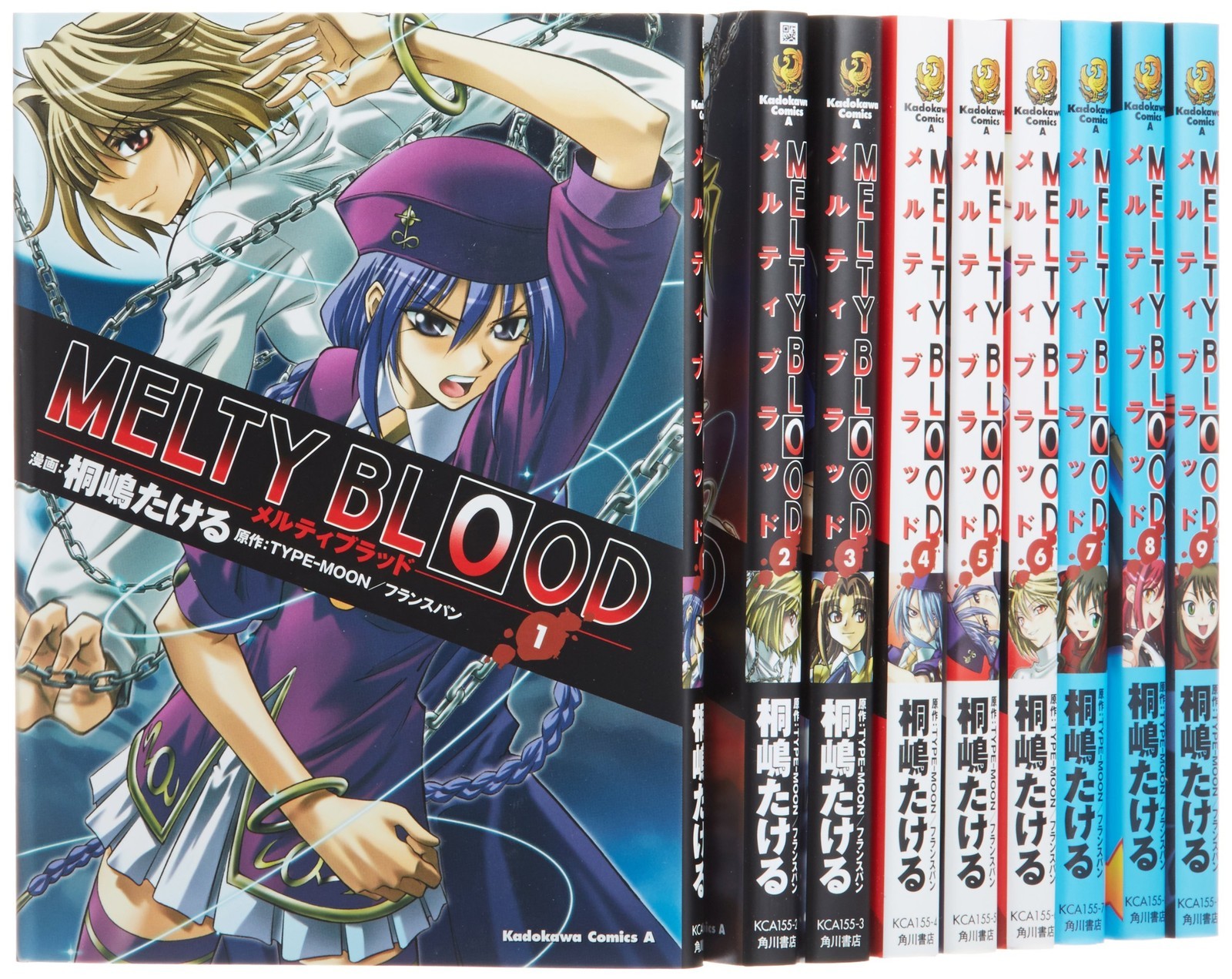 Kadokawa Shoten Group Publishing MELTY BLOOD Volumes 1-9 Set