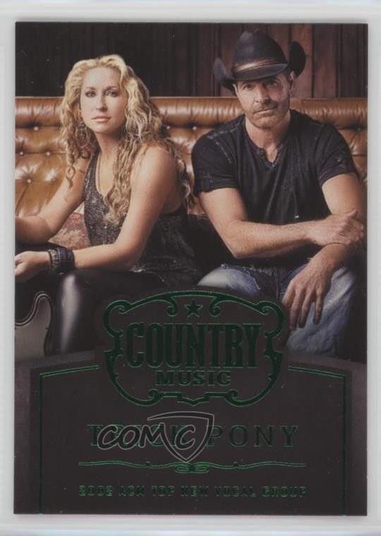 2014 Panini Country Music Award Vincitori Vendita al Dettaglio Green Trick Pony #22 1s8