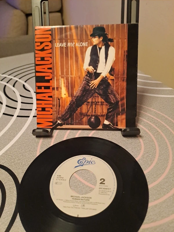 Single 1989,Michael Jackson, Leave me Alone