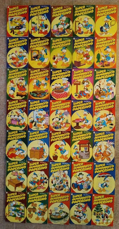 Super Almanacco Paperino - 2° Serie 1980 - Lotto 35 PZ -Da collezione