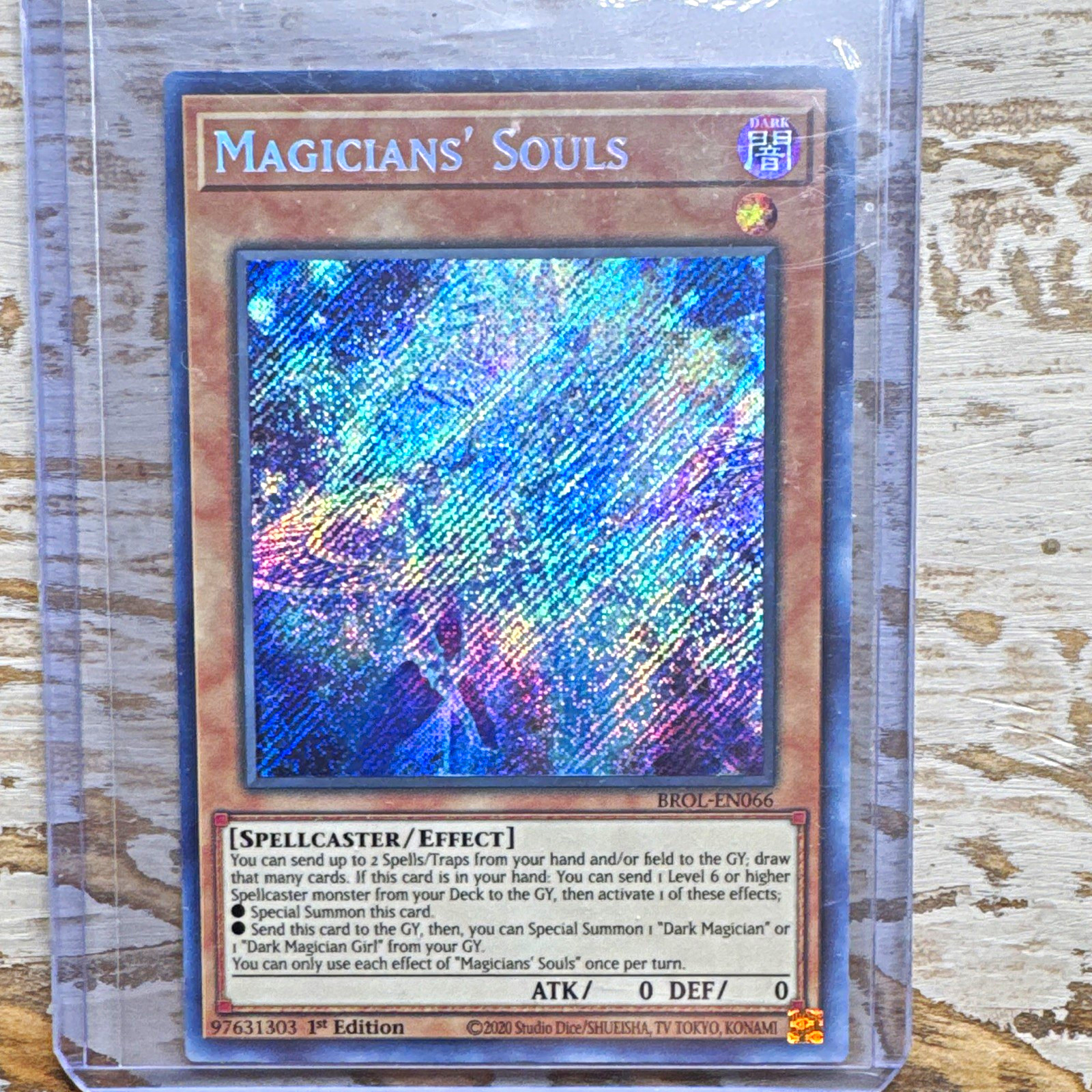 Konami Yu-Gi-Oh! Magicians' Souls BROL-EN066 Secret Rare Foil 1st Ed EN