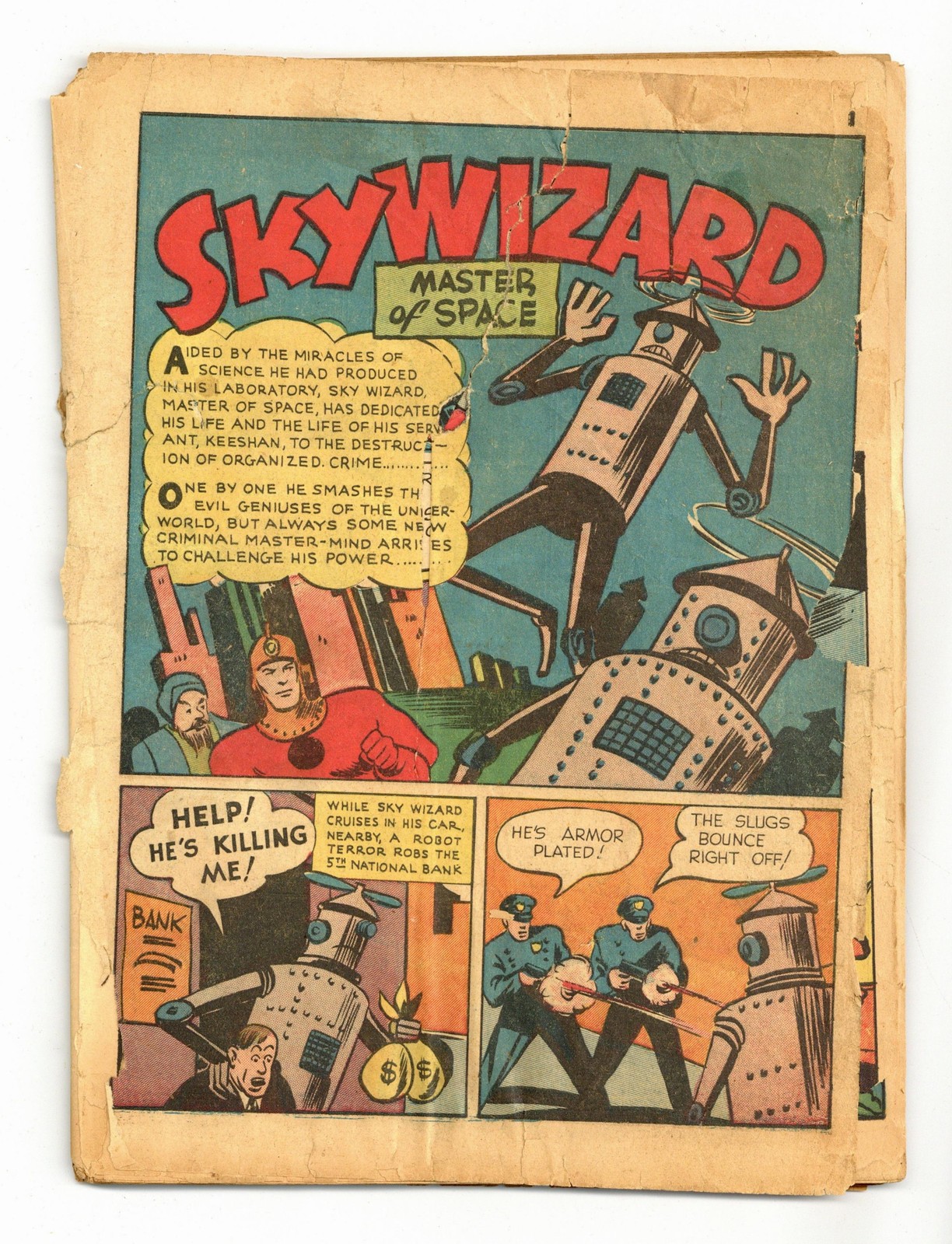 Miracle Comics #4 Coverless 0.3 1940