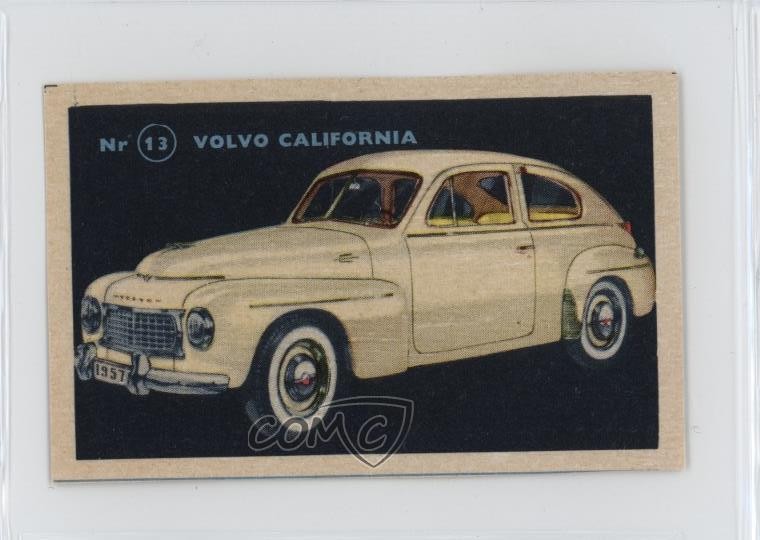 1957 Hemmets Journals Samlarserie Ars Bilar Volvo California #13 0i4g