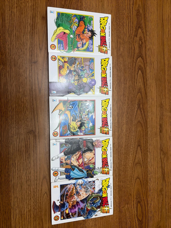 manga dragonball super volumi 1-2-3-4-15