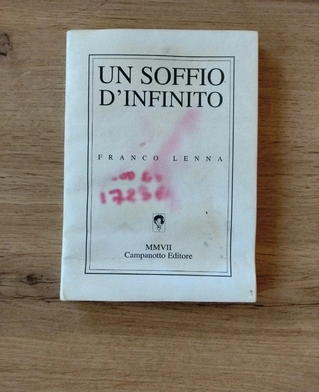 Libro "Un soffio d'infinito" di Franco Lenna poesie