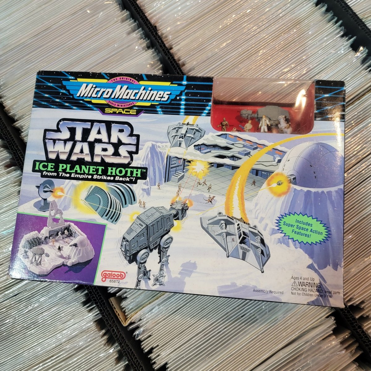 Star Wars Micro Machines Ice Planet Hoth Empire Strikes Action Set Galoob 1993