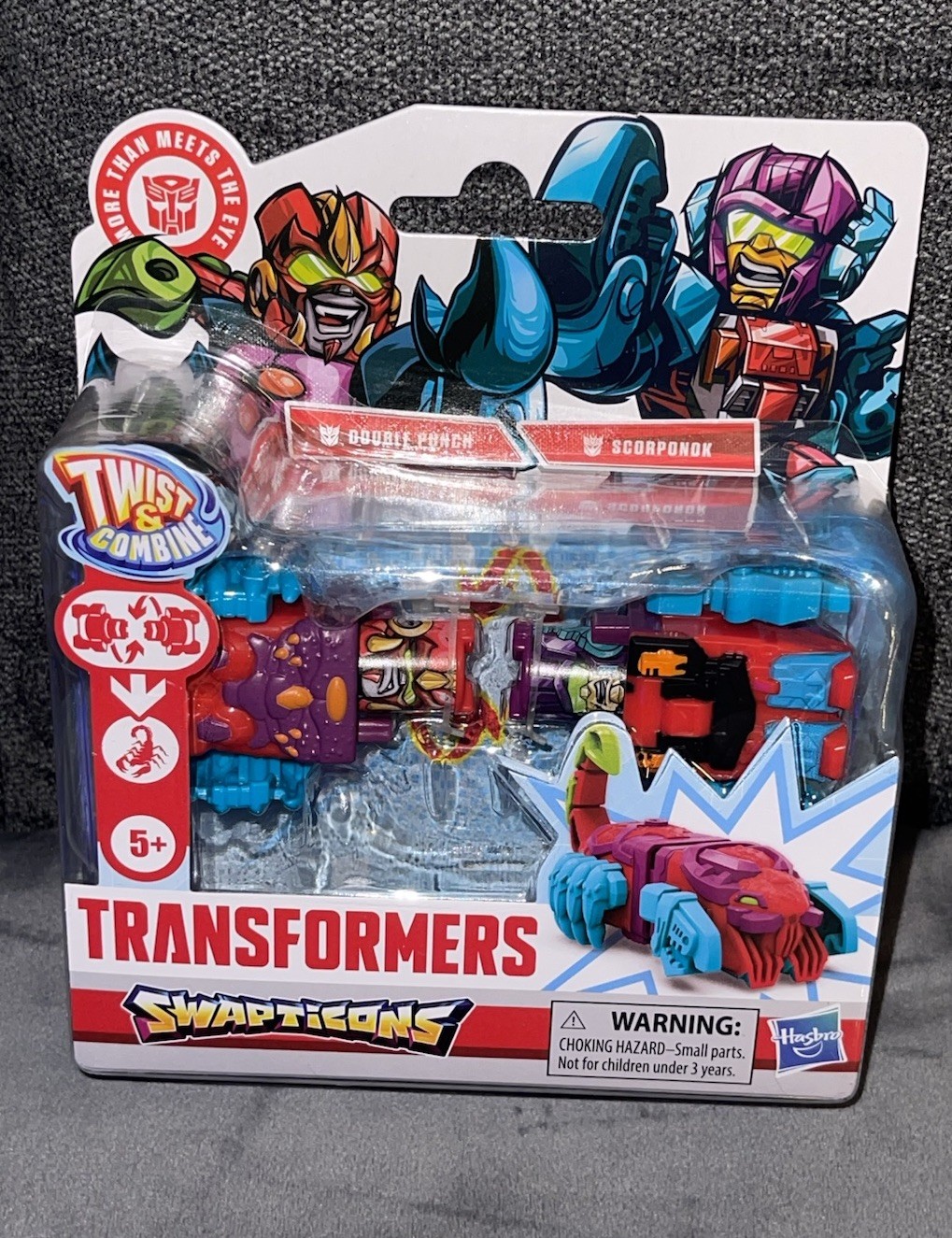 Transformers Swapticons Double Punch and Scorponok Combining Action Fig 2-Pack