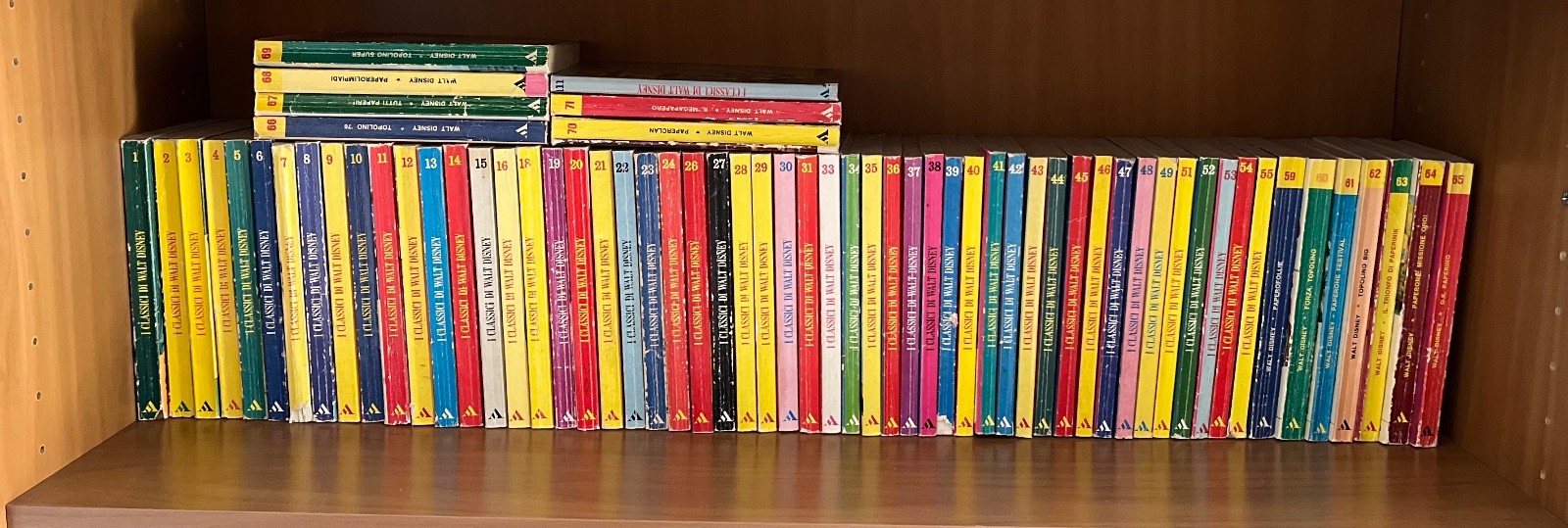 I Classici di Walt Disney Mondadori numerati - vintage fumetti Disney