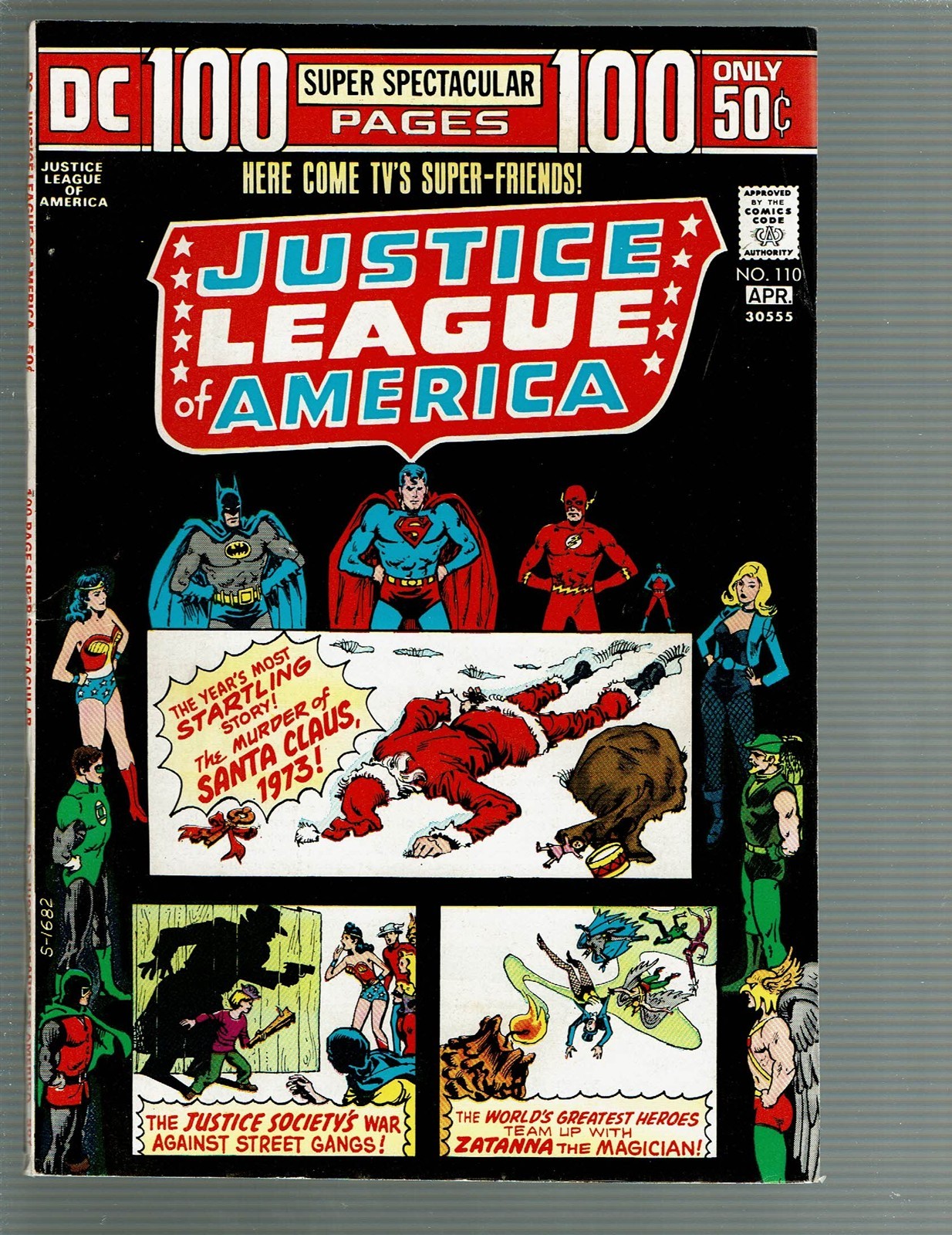 Justice League of America 110 Babbo Natale Omicidio 2° App John Stewart 100 pg VF
