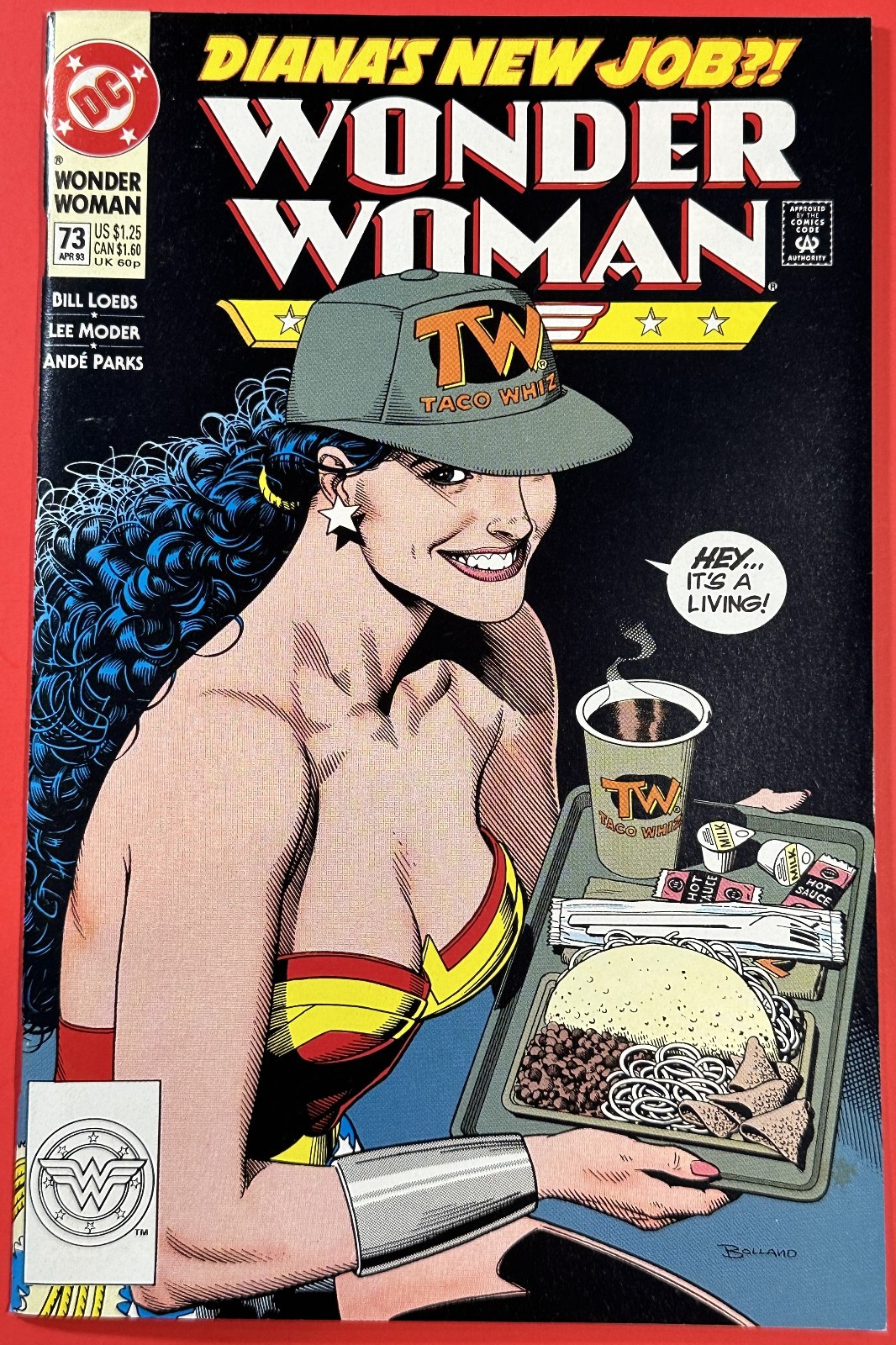 WONDER WOMAN #73 (DC COMICS 1993) BRIAN BOLLAND|COPERTINA | VF/NM 9.0