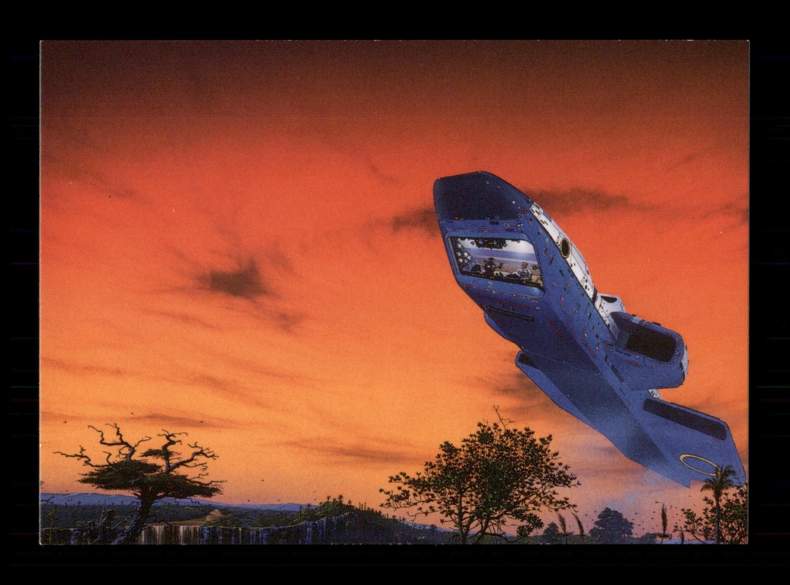 Expeditoin To Earth 75 Tim White 1994 FPG Fantasy Art Trading Card TCG CCG