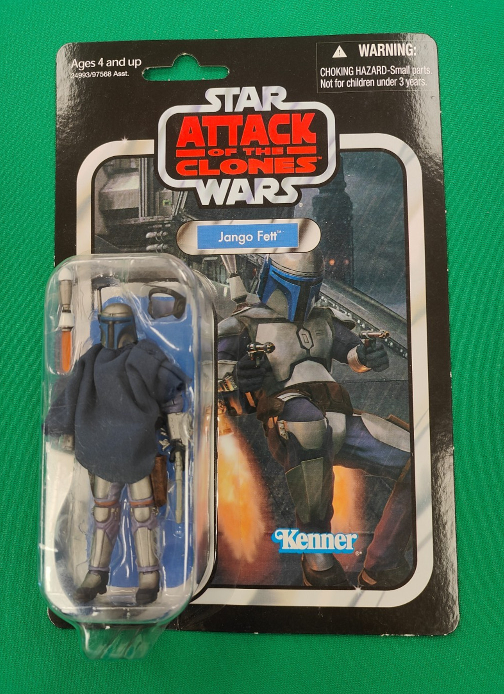 Star Wars Collezione Vintage VC34 Jango Fett L'attacco dei cloni 2010
