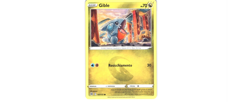 Gible 107/172 Pokémon TCG Ita