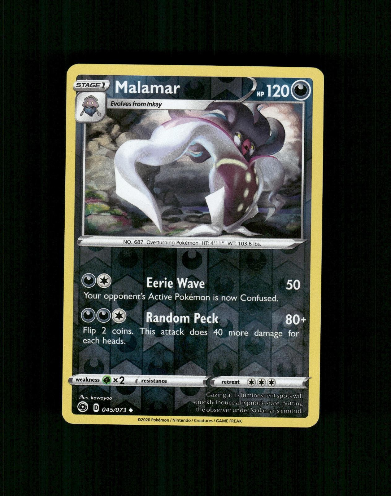 Malamar 045/073 Percorso del Campione Non Comune Pokemon Reverse Holo Near Mint