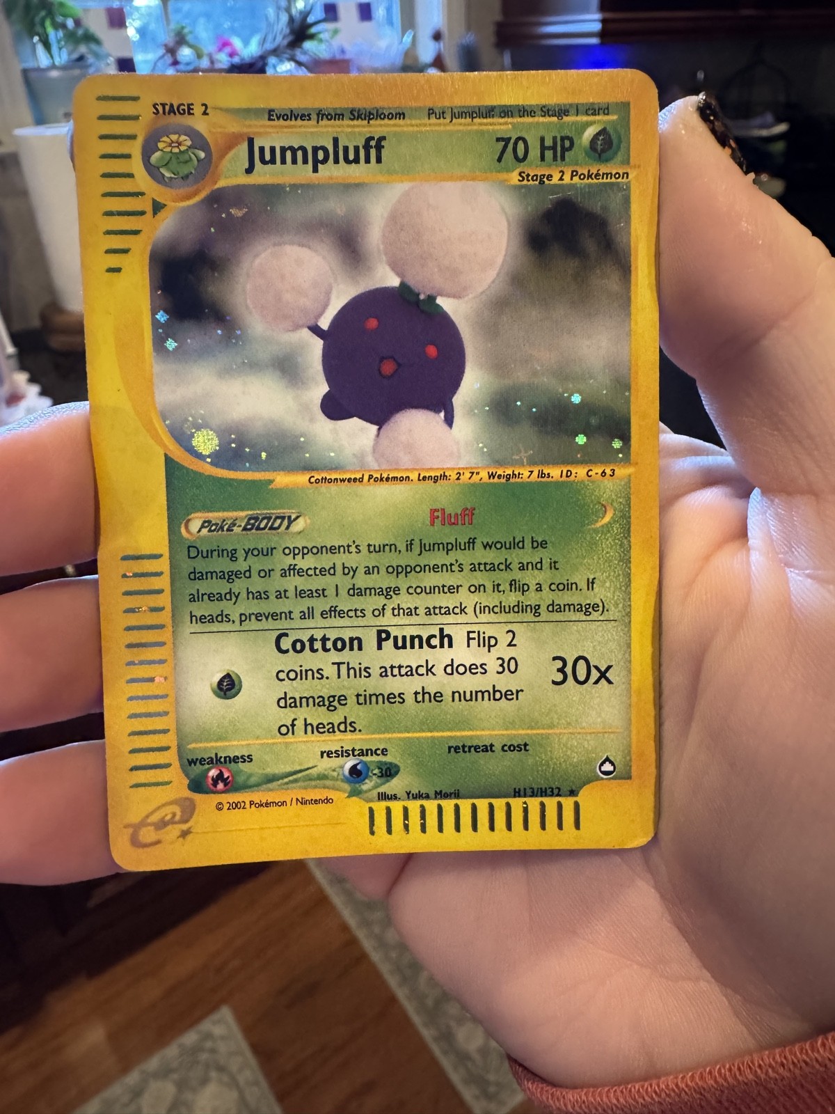Jumpluff H13/H32 Aquapolis Holo