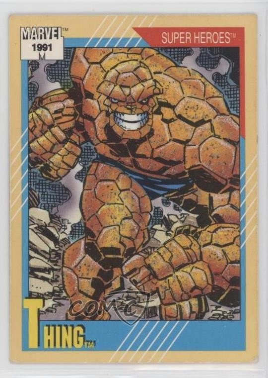 1991 Impel Marvel Universe Serie II Super Heroes Thing (1991 GRASSETTO) #3 00em