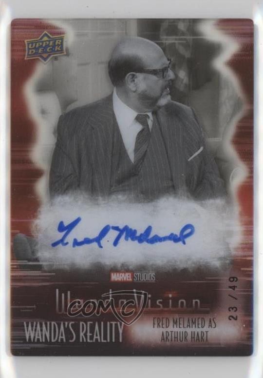 2022 Marvel Studios' WandaVision 23/49 Arthur Hart Fred Melamed #PA-FM Auto 0ad