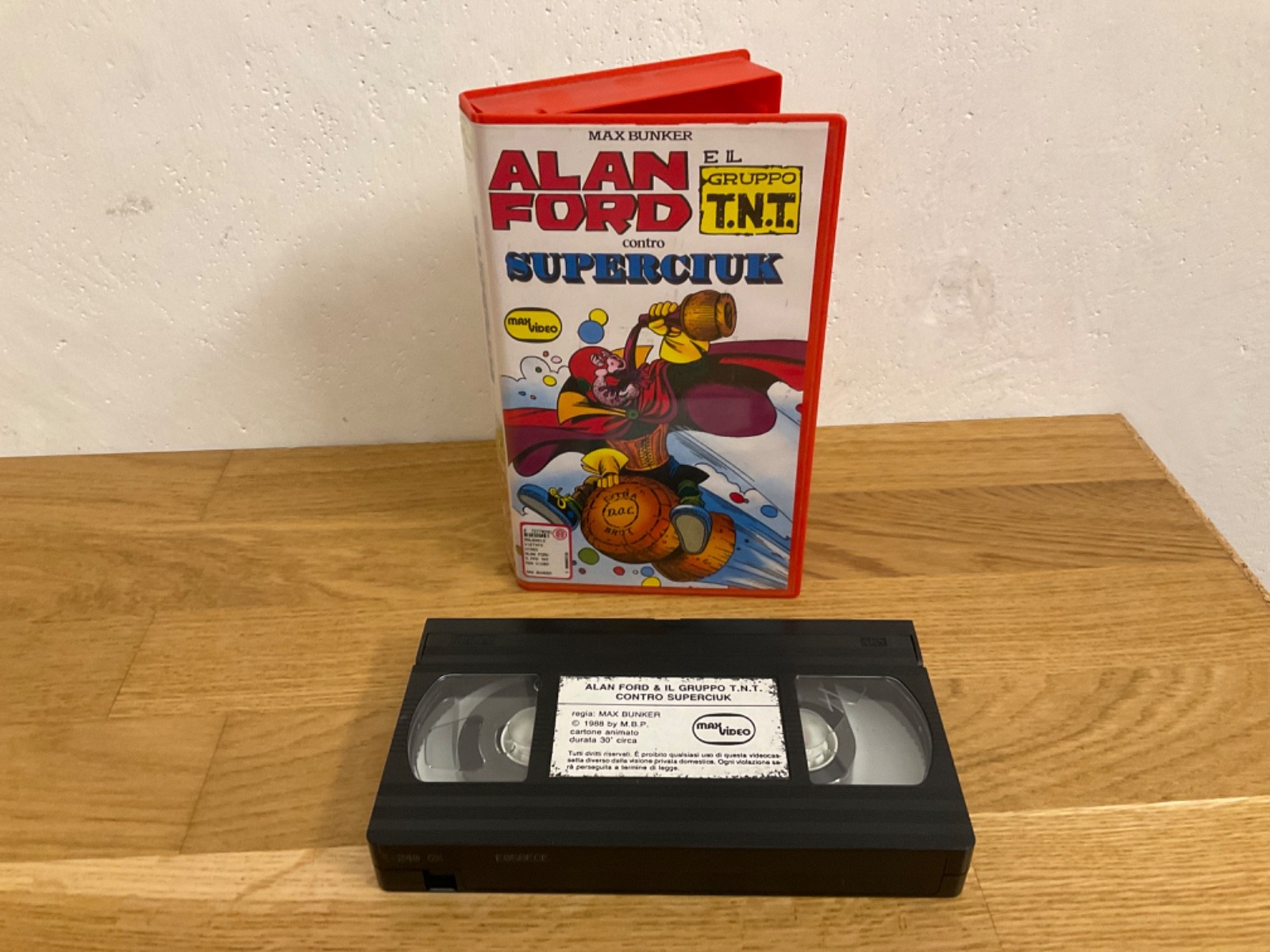 ALAN FORD TNT VIDEOCASSETTA VHS 1988 - MAX BUNKER - CORNO