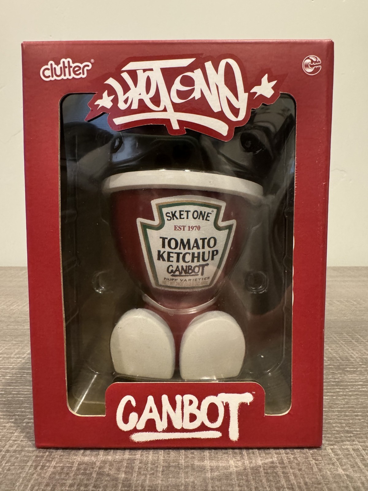 Sket One Sketchup Tomato Ketchup Canbot 5.5" Czee13 Clutter LE 300 w/ Box
