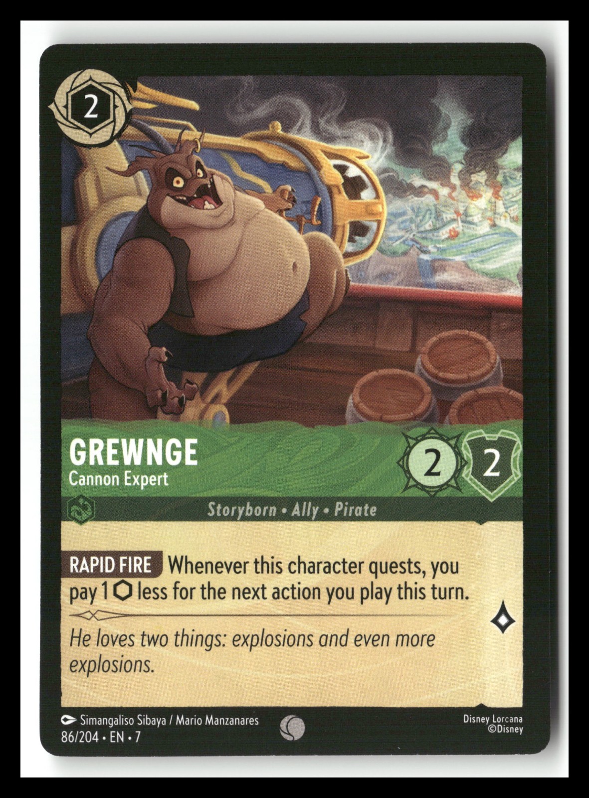 2025 Disney Lorcana TCG Isola di Arcazia #86 Grewnge - Cannon Expert C