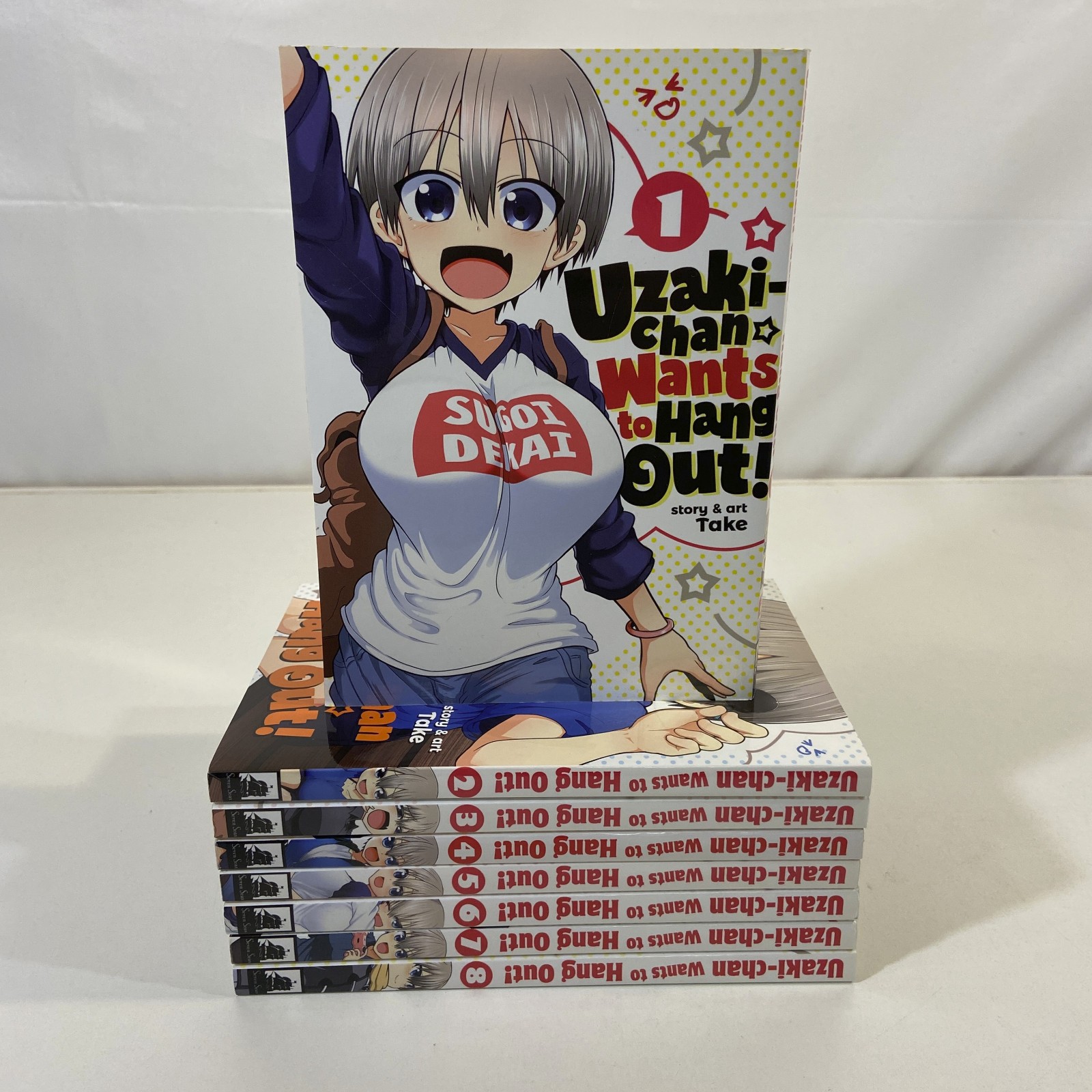 8 volumi Uzaki-chan vuole appendere fuori TPB Seven Seas intrattenimento manga prendere