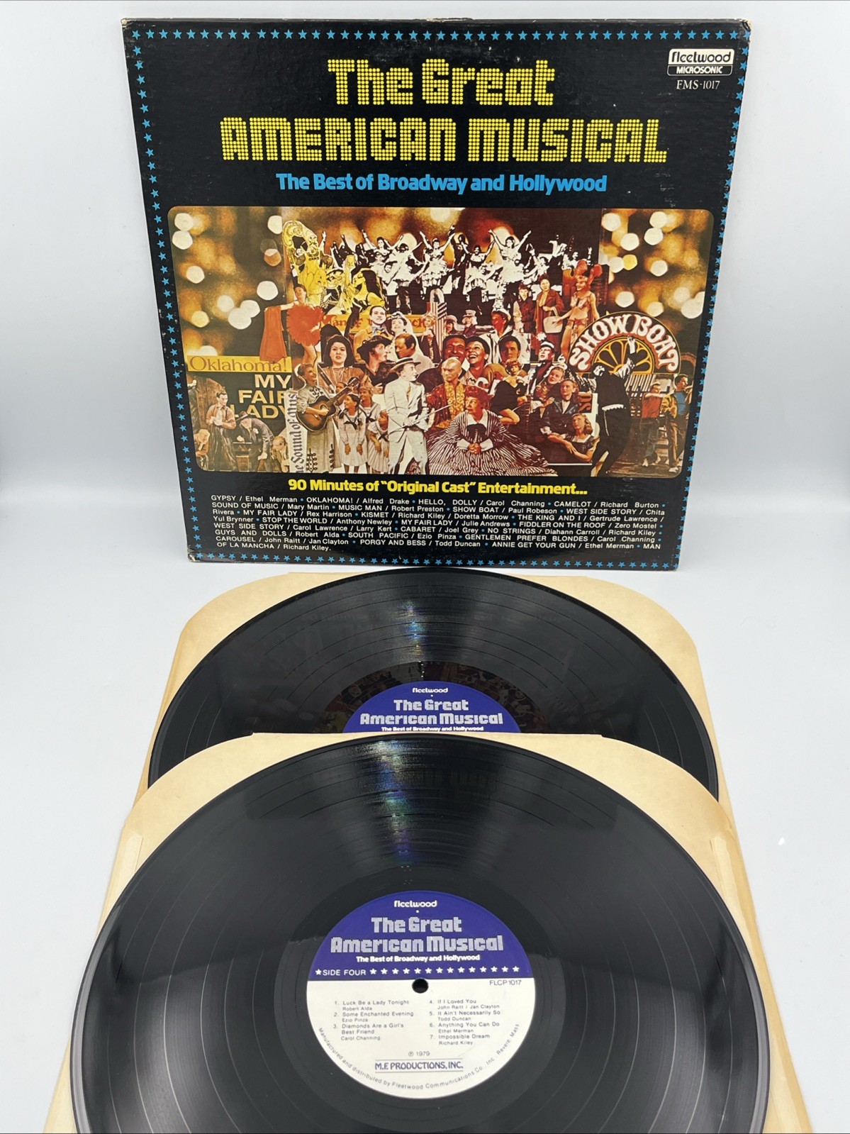 Fleetwood The Great American Musical Best Of Broadway Vinyl 2x LP 1979 Tested EX
