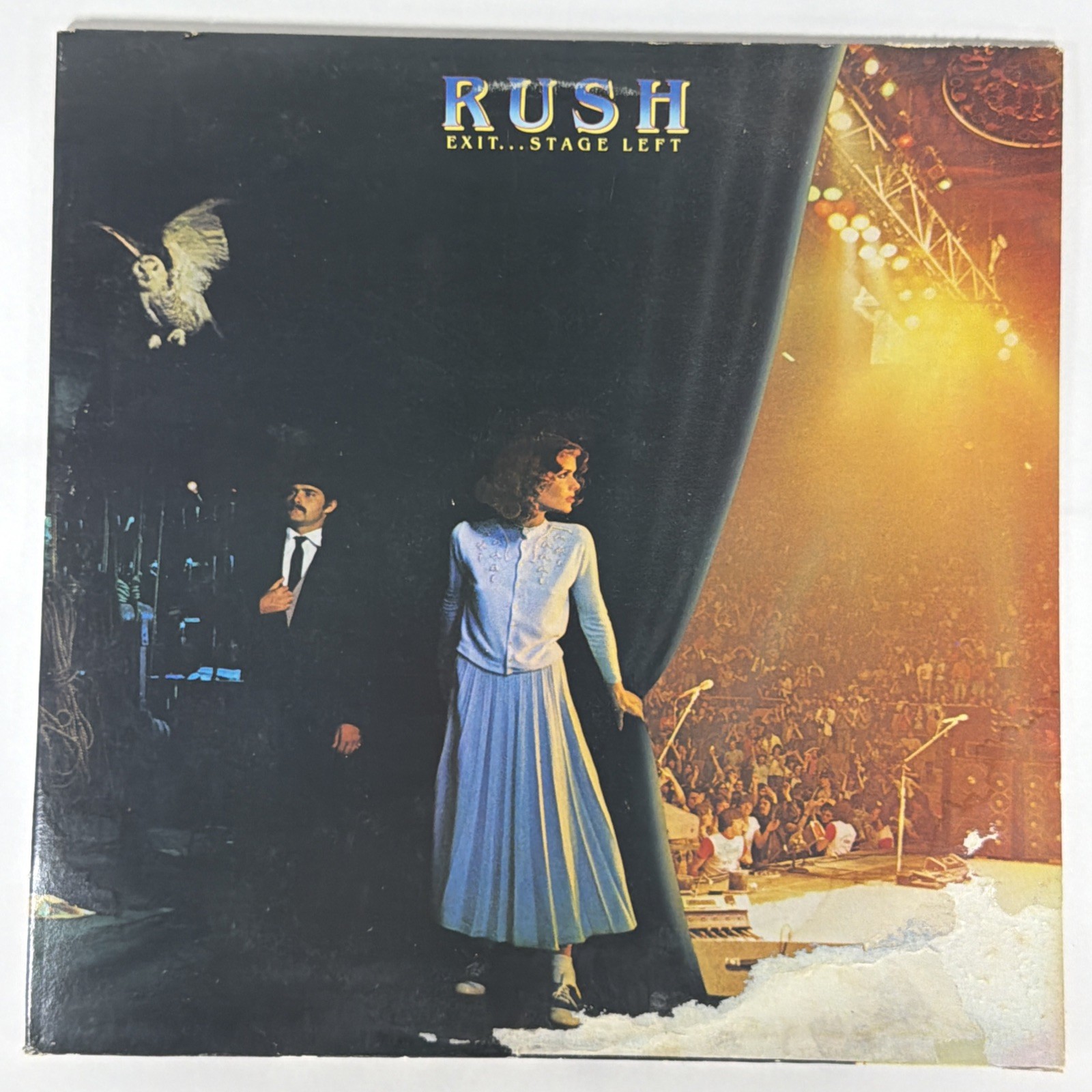 Rush Exit... Stage Left 1981 2 LP Vinyl Original MASTERDISK Vinyl EX-VG+ Cover G