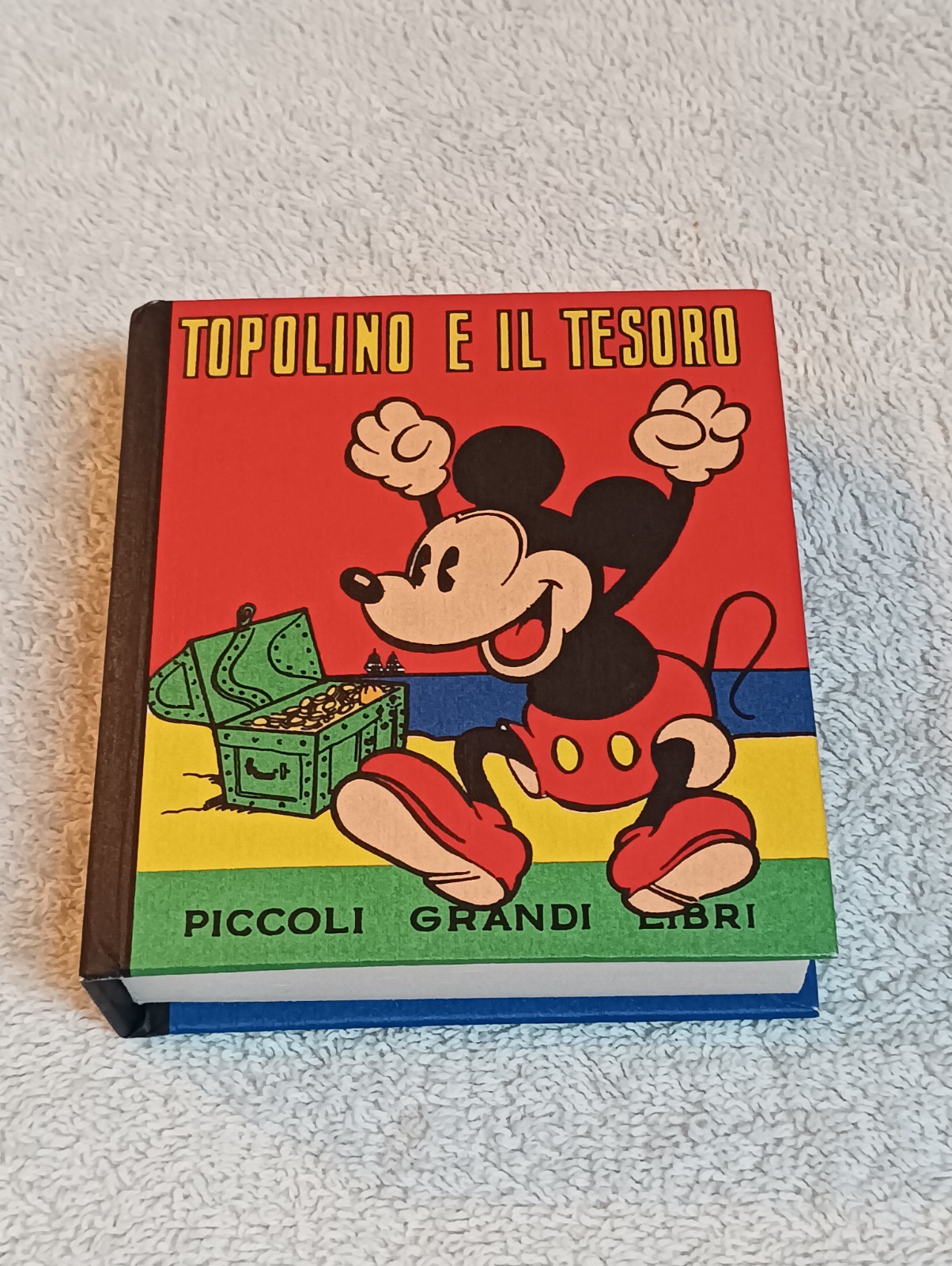 TOPOLINO E IL TESORO  PICCOLI GRANDI LIBRI EDIZIONI SALANI del 1989 Disney 
