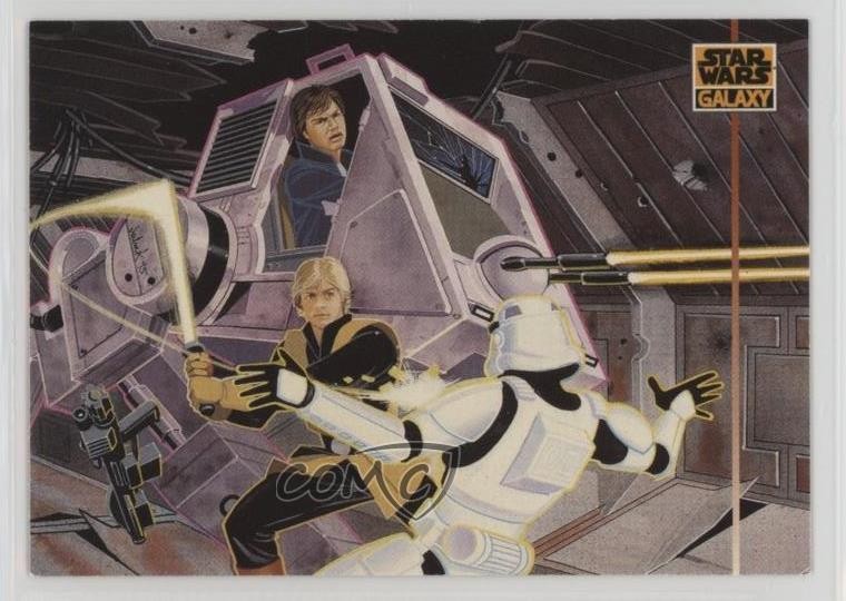 1995 Topps Star Wars Galaxy Series 3 The Novels #313 10j2