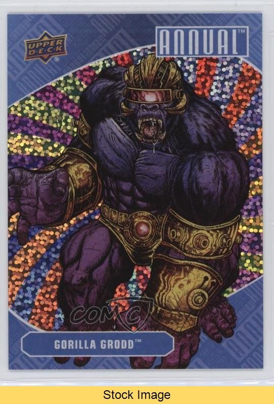 2023-24 Upper Deck DC Annual Color Wheel Sparkle Gorilla Grodd #89 READ 1je9