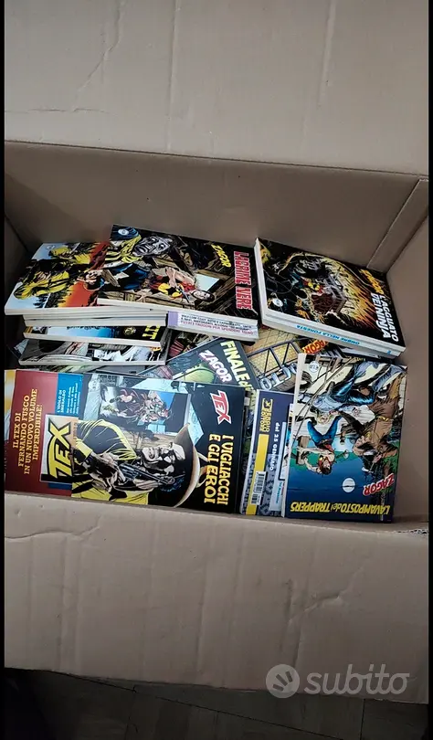 Scatolone di Tex e Zagor