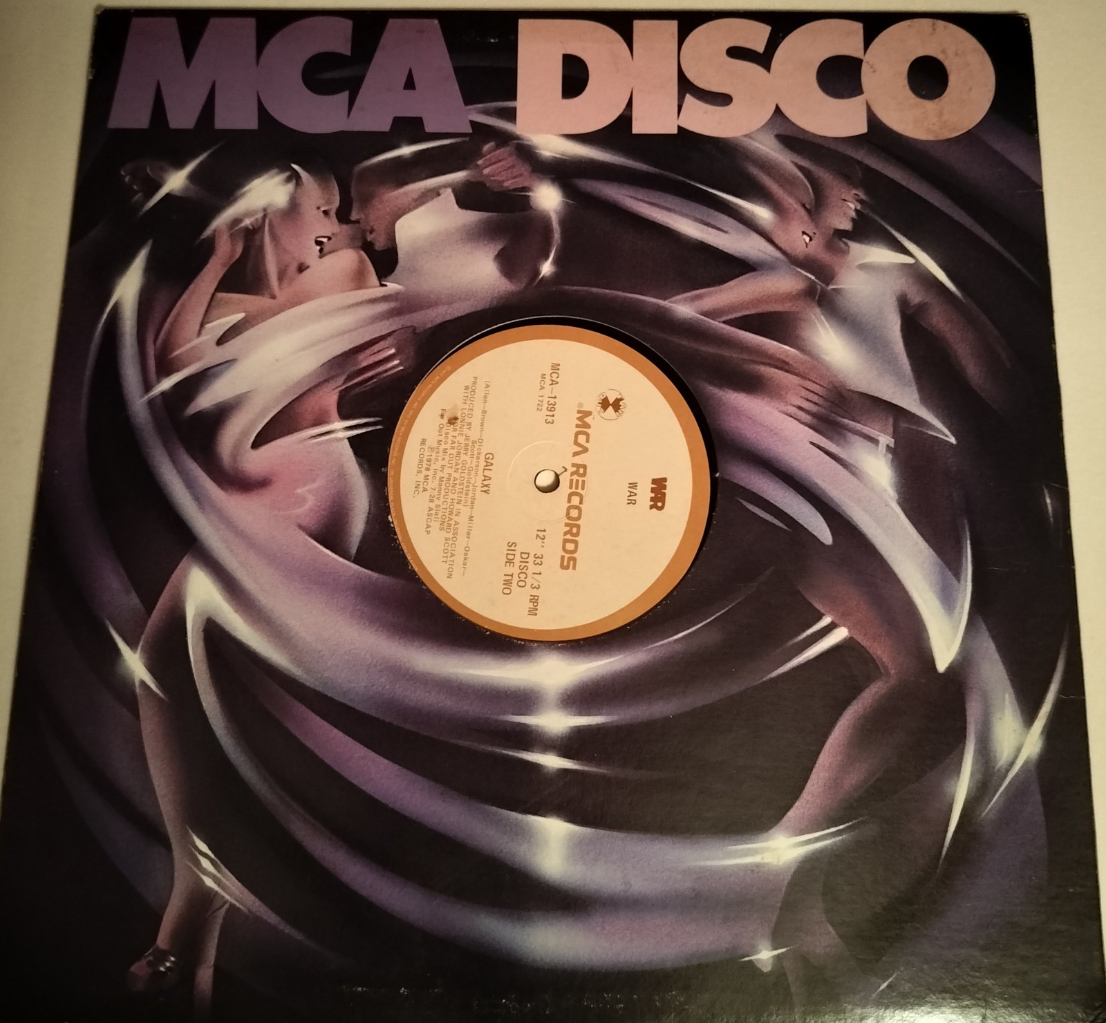 WAR Galaxy / Good Good Feelin' 12" Single club mix EX/EX 1978