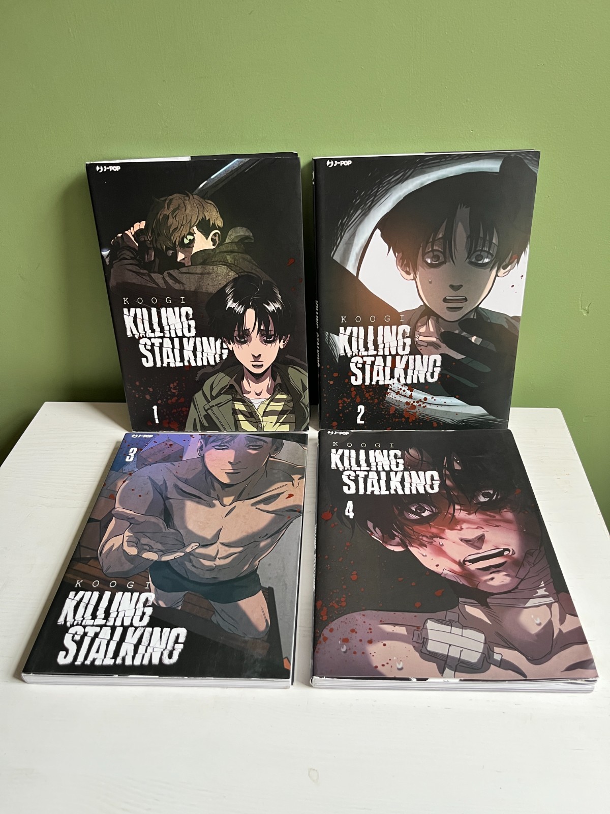 Killing Stalking Vol. 1-4 Manga by Koogi in Italian Italiano J-Pop Books