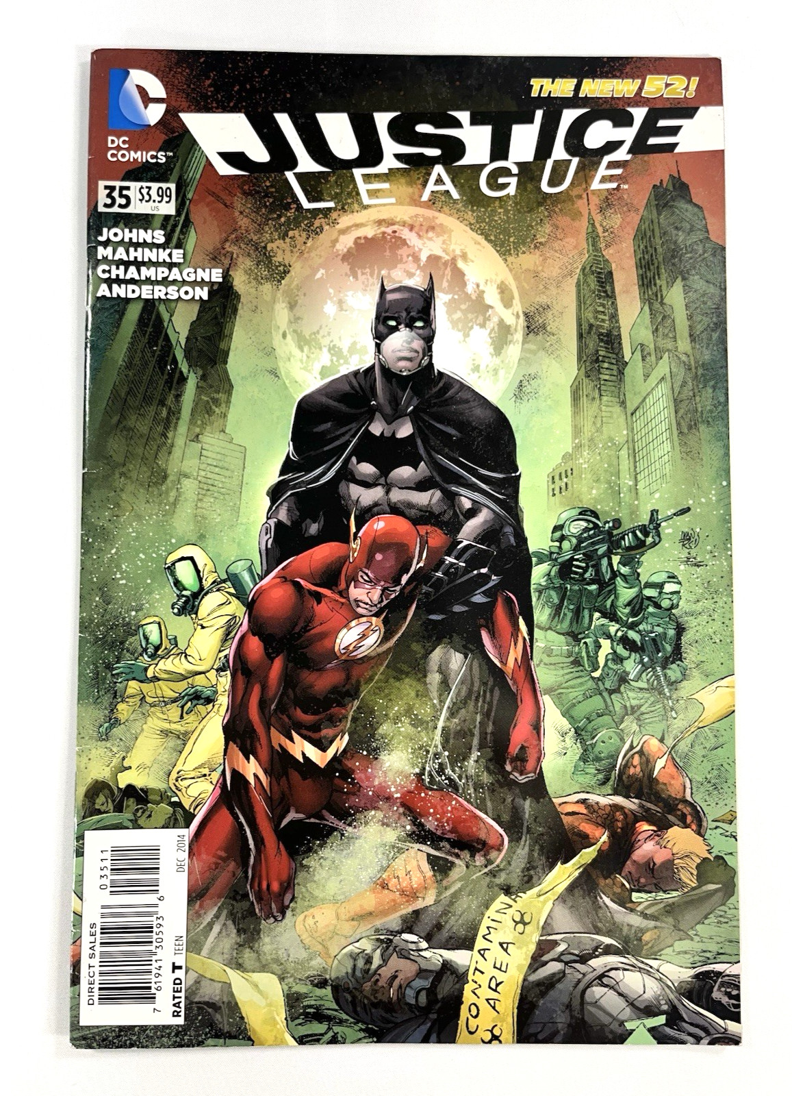 The New 52 Justice League #35 CVR A IVAN REIS 2014 DC Comics