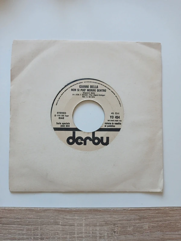 Gianni Bella/ Marcella vinile 45 giri vintage 1976