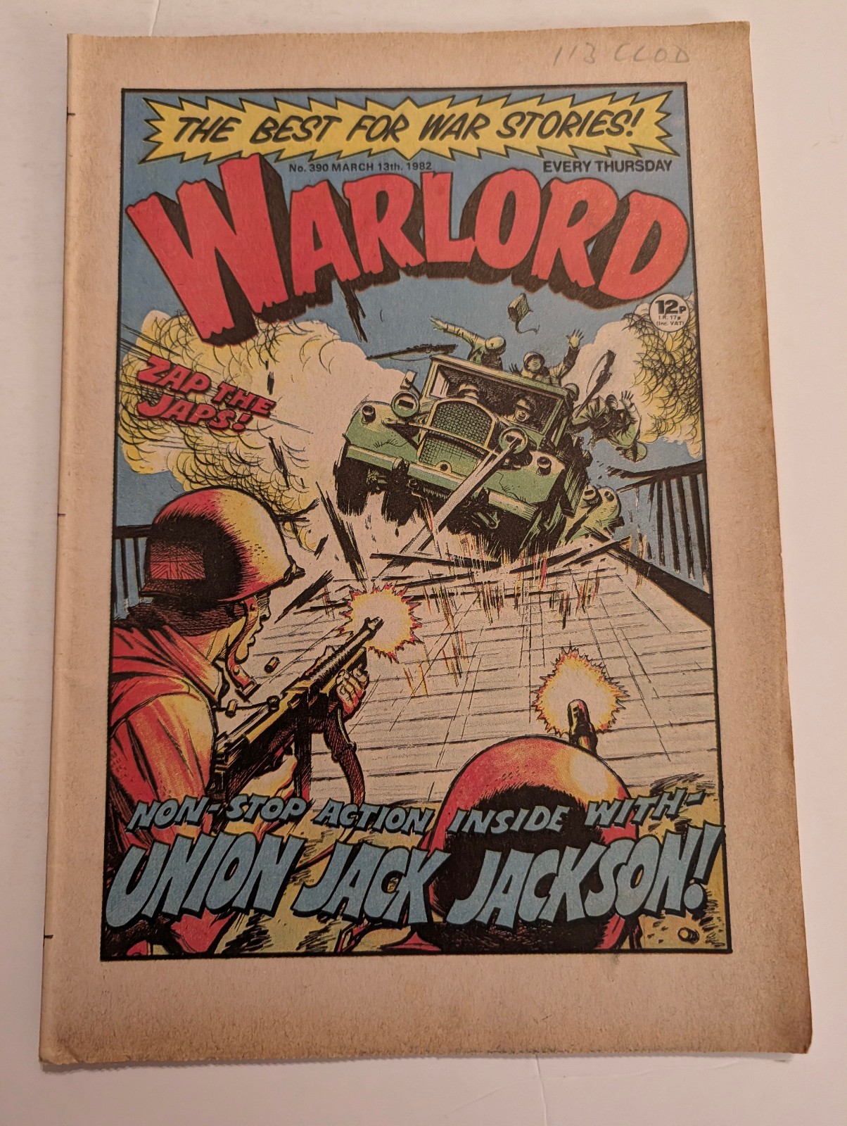 Warlord Comic No 390, March 13th 1982.