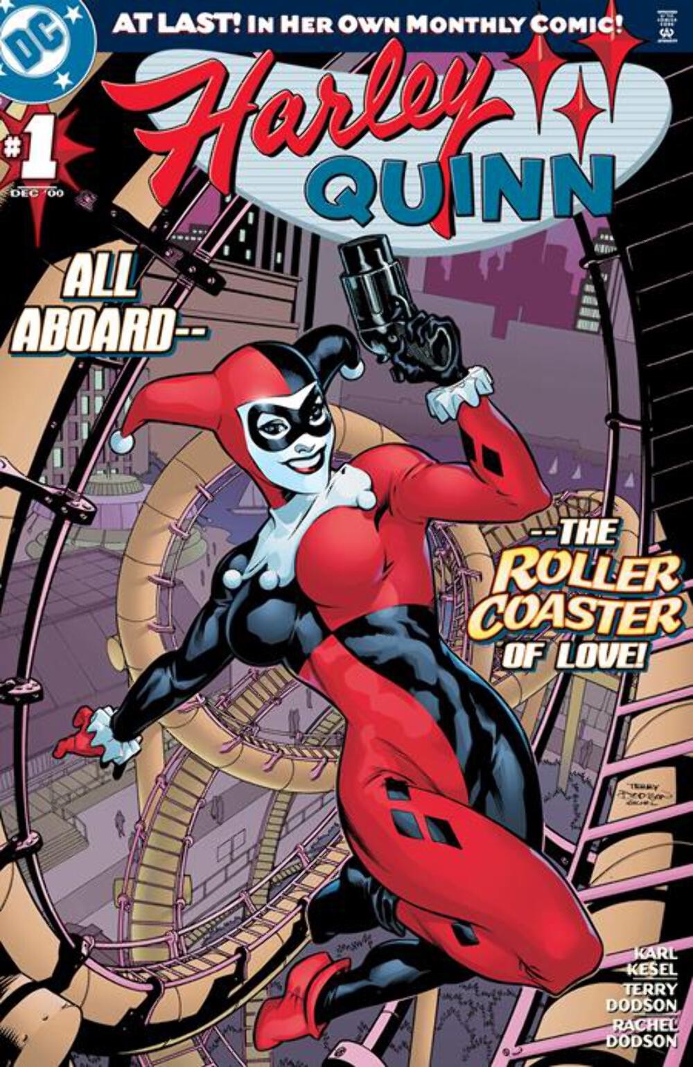 HARLEY QUINN #1 EDIZIONE FACSIMILE CVR C TERRY DODSON & RACHEL DODSON FOIL VAR (V