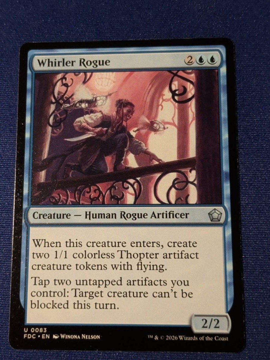 Whirler Rogue Foundations Commander #83 quasi nuovo MTG