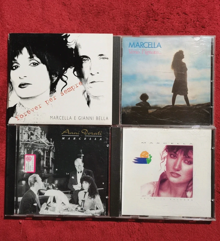 Marcella Bella - Anni Dorati Sotto il Vulcano Verso l'Ignoto Forever Per Sempre con Gianni - 4 cd