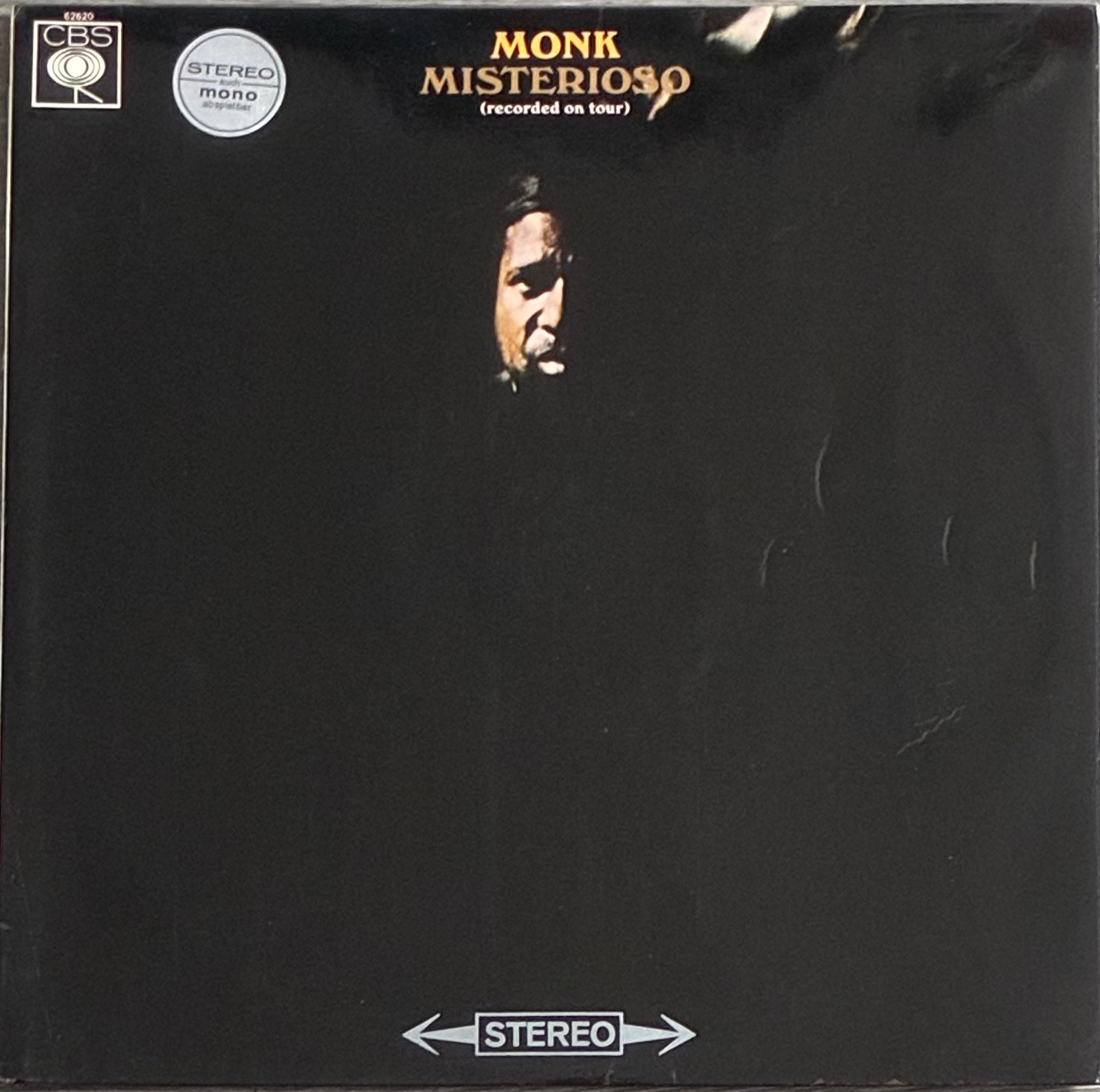 THELONIOUS MONK Misterioso (Recorded On Tour) 1966 UK LP Jazz Piano Bop
