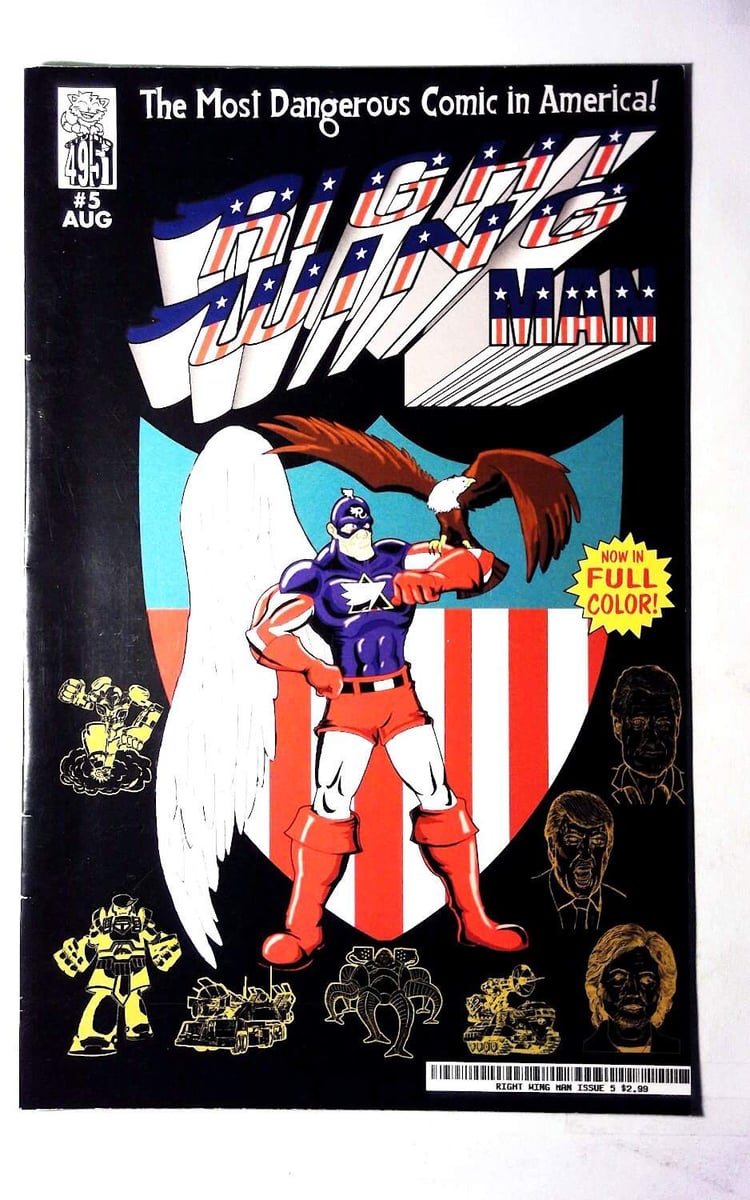Right Wing Man #5 (2008) 4951 Studio 1st Print Comic Book