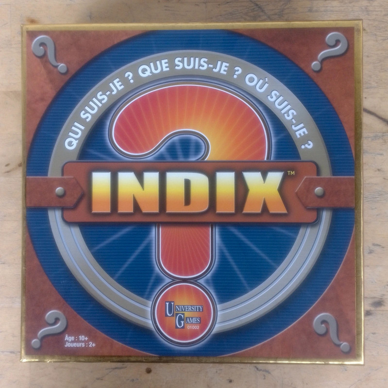 Jeu de société INDIX, Édition 2011
